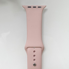 Силіконовий ремінець для розумного годинника Smart Watch 38/40 (Пудра)