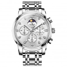 Годинник наручний Olevs 3655 White Natural