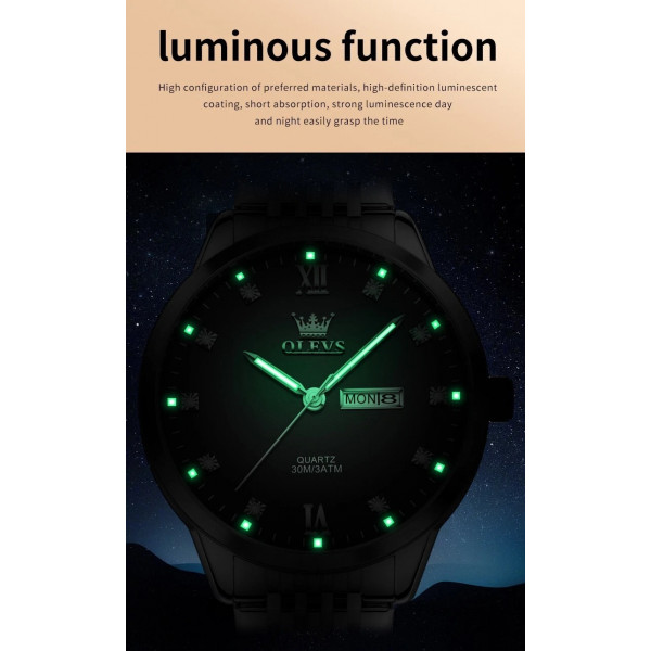 Часы наручные Olevs 2943 Gray Natural