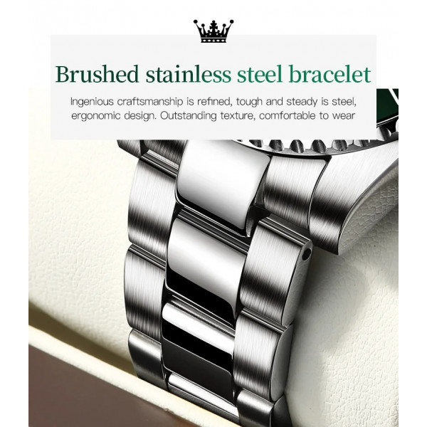 Часы наручные Olevs 9809 Green Natural