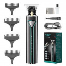 Тример VGR V-009 з 4 насадками LED (Зелений)