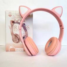 Беспроводные наушники Cat Ear RGB P47M (Розовый)
