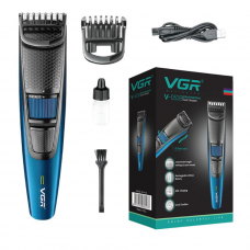 Тример VGR V-053B з універсальною насадкою (Синій)