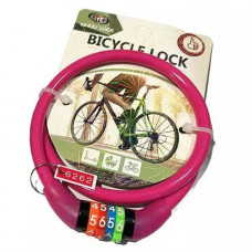 Кодовий велосипедний замок 427 (8*65 трос)