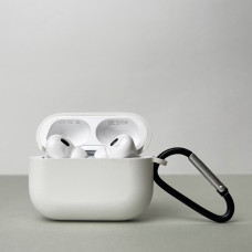 Чехол с карабином для pods PRO 2 (Белый)