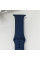Силиконовый ремешок для умных часов Smart Watch 38/40 (Темно-синий)