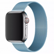 Ремінець для розумного годинника Smart Watch 42/44 Міланська петля (Блакитний)
