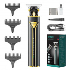 Тример VGR V-009 з 4 насадками LED (Золотий)