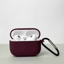 Чехол с карабином для pods PRO 2 (Бордовый)