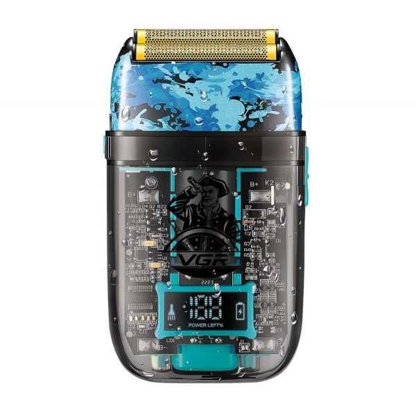 Электробритва шейвер VGR V-352 с 2 насадками LED