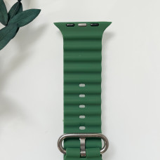 Силіконовий ремінець для Smart Watch Ocean Band 42/44/45/49 (Темно-зелений)