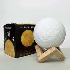 Світильник настільний Місяць 3D RGB 10 см + пульт