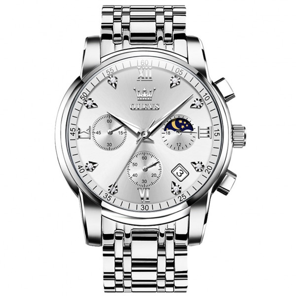 Часы наручные Olevs 2858 White Natural