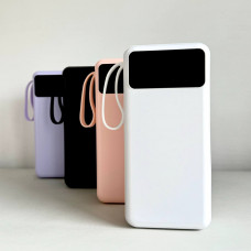 Power Bank Intelligent Fast с кабелем USB+Micro+Type-C+Lightning (30000mAh) Белый