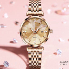 Годинник наручний Olevs 5536 Rose Gold