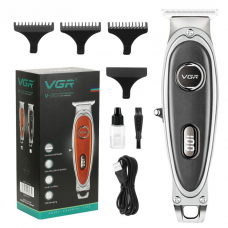 Триммер VGR V-263 с 3 насадками LED (Черный)