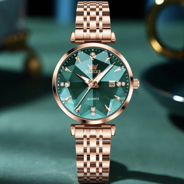 Часы наручные Olevs 5536 Rose Green