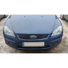 Зимняя накладка на решетку радиатора Глянцевая для Ford Focus II 2005-2008 гг