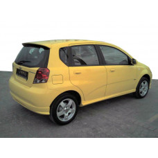 Боковые пороги (грунтованные под покраску) для Chevrolet Aveo T200 2002-2008 гг