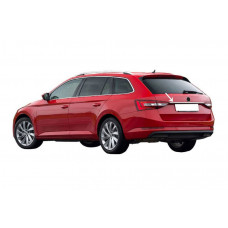 Накладка над номером SW (нержавейка) для Skoda Superb 2015-2024 гг