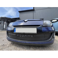 Зимова накладка на решітку (2009-2013, нижня) Матова для Renault Megane III рр