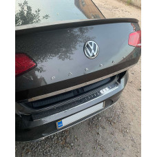 Кромка багажника SD (нерж) Carmos - Турецька сталь для Volkswagen Passat B8 2015-2023 рр