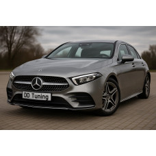 Передняя решетка Diamond Silver (для 2018-2022) для Mercedes A-сlass W177 2018- гг