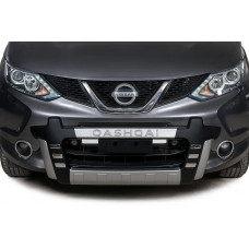 Передняя накладка Libao 2014-2016 (пластик) для Nissan Qashqai