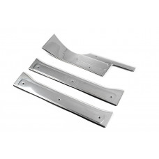 Накладки на внутренние пороги OmsaLine (нержавейка) 3 Накладки на Пороги для Citroen Nemo 2007-2017 гг