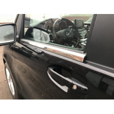 Нижние молдинги стекол нержавейка (2 шт.) OmsaLine - Итальянская Нержавейка для Mercedes Vito/V-class W447 2014- гг