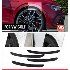 Расширители арок DPT (4 шт, черные) для Volkswagen Golf 7/E-Golf 2012-2020 гг