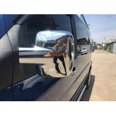 Накладки на Зеркала (2 шт, Хром) Хромированный пластик для Mercedes Vito W638 1996-2003 гг