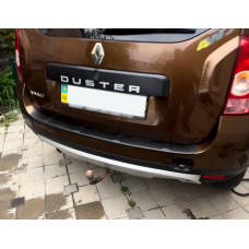 Накладка на задний бампер (2012-2018, ABS, Esa) для Dacia Duster