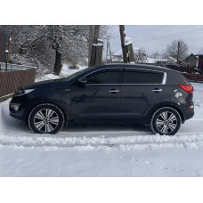 Вітровики з хромом (4 шт, Niken) для Kia Sportage 2010-2015 рр