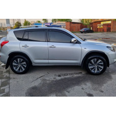 Накладки на арки (4шт, чорні, ABS-пластик) для Toyota Rav 4 2006-2013 рр