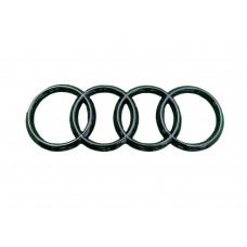 Передняя эмблема Ауди Black (285 мм x 97 мм) для Ауди