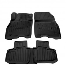 Коврики резиновые Stingray 3D (5 шт, полиуретан) для Nissan Leaf 2017- гг