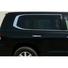 Полный комплект оконных молдингов Дизайн 2025 (2008-2015, нержавейка) для Lexus LX570/450d