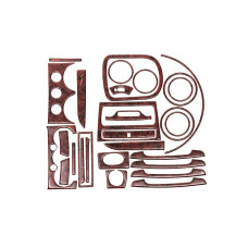 Накладки для салона Темное дерево для Chevrolet Aveo T200 2002-2008 гг