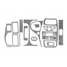 Накладка на торпедо (Большой комплект) Карбон для Opel Vivaro 2001-2015 гг