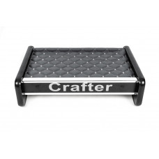 Полиця на панель (Сіра з сірою ниткою) для Volkswagen Crafter 2016- рр