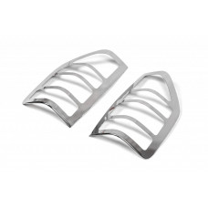 Хромированные Накладки на Задние Фонари (2 шт., Нерж. Сталь) Carmos - Турецкая сталь для Mercedes Sprinter W901/902/903/904/905 1995-2006 гг