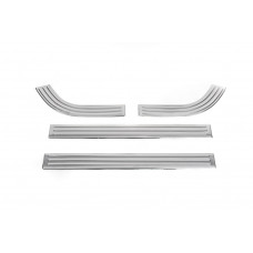 Накладки на внутрішні пороги Carmos (4 шт) для Renault Clio V 2019- рр