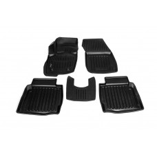 Коврики резиновые Stingray 3D (5 шт, полиуретан) для Ford Mondeo 2014-2022 гг