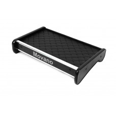 Полиця на панель (Чорна з чорною ниткою) для Opel Movano 2004-2010 рр