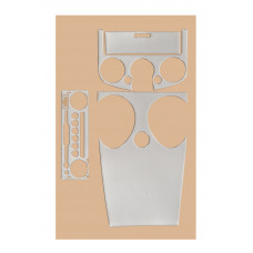 Накладки на панель (2004-2007) Алюміній для Mitsubishi Colt рр