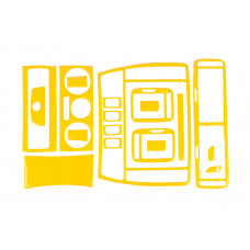 Накладки на панель 1996-2004 (желтый) для Volkswagen Passat B5