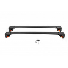 Багажник (поперечини) на інтегровані рейлінги Ecem V2 120 см (2 шт) Сірий для Volvo XC90 2015- рр