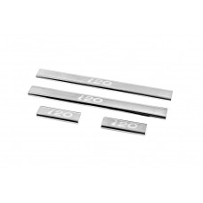 Накладки на пороги Carmos V2 (4 шт, нержавейка) для Hyundai I-20 2008-2012 гг