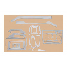 Накладки на панель (Meric, повний комплект) 2004-2006, Алюміній для Mercedes Vito W639 рр